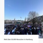 Katja Riemann Instagram - Repost von @correctiv_org Es ist erleichternd, diese Bilder zu sehen, und dass schnell und entschieden soviele Menschen aus offensichtlich unterschiedlichen Generationen sich zusammenfanden an so vielen Orten. Dank an all jene, die proaktiv und zügig dies organisierten, überall. Ich bin derzeit nicht in Deutschland, werde euch unterstützen, sowie zurück. Bis dahin winke ich euch zu und bin dankbar, dass man in diesem Land verstanden hat, dass WIR die Demokratie sind. Was für ein gutes Zeichen auch in die Welt…. Allemagne