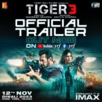Katrina Kaif Instagram – No rules for this mission, because this time it’s personal! 
Dil thaam ke baithiye, Tiger & Zoya are back… 
Watch #Tiger3Trailer now – Link in the bio. 
#Tiger3 arriving in cinemas on 12th November

Releasing in Hindi, Tamil & Telugu @beingsalmankhan | @therealemraan | #ManeeshSharma | @yrf | #YRF50 | #YRFSpyUniverse