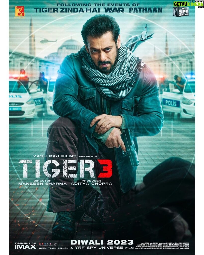 Katrina Kaif Instagram - TIGER… Sirf ek hi hai @beingsalmankhan 🐅 #Tiger3Trailer out on 16th October. #5DaysToTiger3Trailer #Tiger3 arriving in cinemas this Diwali. Releasing in Hindi, Tamil & Telugu. #ManeeshSharma | @yrf | #YRF50 | #YRFSpyUniverse