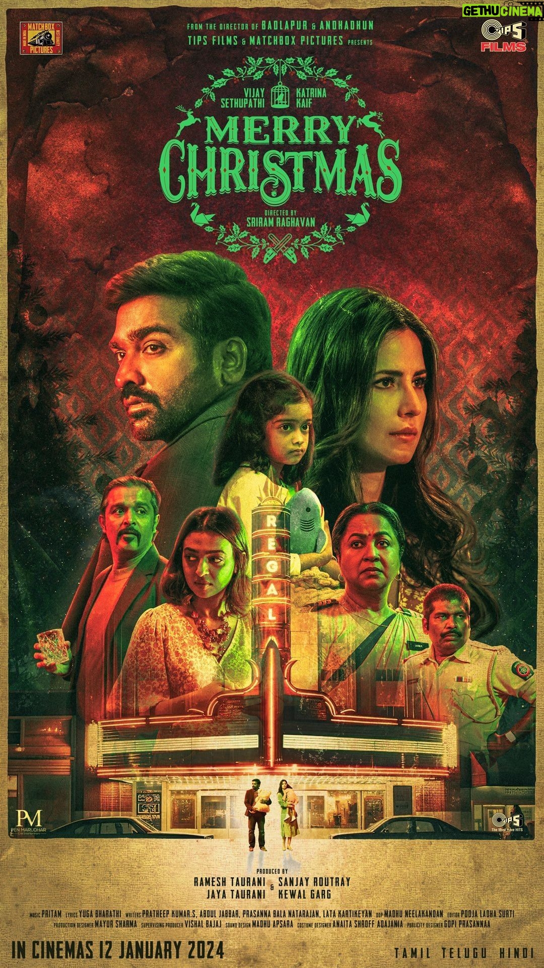 Katrina Kaif Instagram - Presenting the #MerryChristmasTrailer - Tamil πβ¨ In cinemas on 12th Jan π #MerryChristmasTrailer Out Now #SriramRaghavan @tipsfilmsofficial @matchboxpix @rameshtaurani @sanjayroutraymatchbox @jaya.taurani #KewalGarg @actorvijaysethupathi @katrinakaif @radhika_sarathkumar #KavinBabu @actor_shanmugaraja @ashwinikalsekar #RajeshWilliams @radhikaofficial @gayathrieshankar #PariSharma @ipritamofficial @yughabharathi #PoojaLadhaSurti #ThiagarajanKumararaja #PratheepKumarS @abduljabbar_offl #PrasannaBalaNatarajan @latatudinal @mayursharma22011 #MadhuApsara @vishal_bajaj_1603 @daniel.b.george @imdeepavenkat @anaitashroffadajania @gopiprasannaa Music on @tipstamilofficial @tips