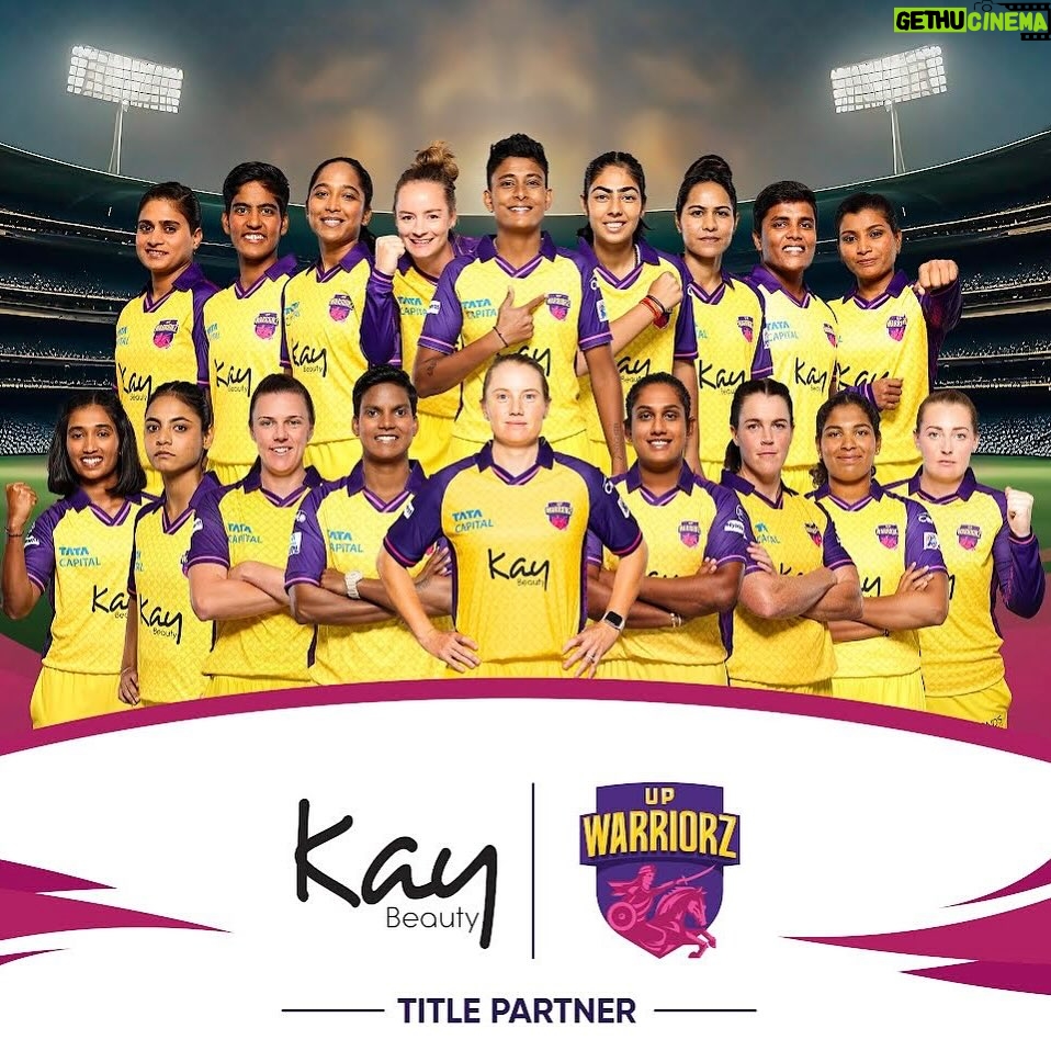 Katrina Kaif Instagram - Kay Beauty is proud to be the Official Title Partner of UP Warriorz for the season 2 of the Women’s Premier League 🏏 Kay Beauty has always stood for empowering women, And sports is one of the most empowering forces on earth. This unique partnership promises to break new ground in so many ways. We can hardly wait. Join us in cheering the spirit of women, the spirit of beauty and the spirit of sport⚡️⚡️ #ItsKayToBeYou 🤍 @kiranprabhunavgire @danniwyatt28 @saima_thakor13 @sophecc19 @officialdeeptisharma @tahlia.mcgrath @graceh_189 @_parshavi_chopra @a_healy laxmi_yadav_official_22 @rajeshwarigayakwad @vrindadinesh_33 @anjalisarvani.k @megouhersultana @chamari_athapaththu58 @punamkhemnar123 #ChangeTheGame #CapriSports #UPWarriorzUttarDega