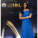 Katrina Kaif Instagram – We couldn’t be more thrilled as @kaybykatrina wins the @cnbctv18india IBLA Break Out Brand of the Year Award! 

We have only you all to thank, for the immense consumer love we’ve received through the years on our products and this accolade is a testament to that! We promise to continue doing our best, ALWAYS!🤍

#ItsKayToBeYou #CNBCTV18IBLA
