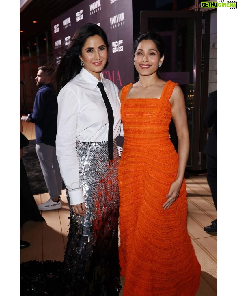 Katrina Kaif Instagram - Women in Cinema 🎞️ Hosted by Vanity Fair at the @redseafilm festival which had 41 WOMEN directors showcasing their films at the red sea this year 💫 So many amazing women in one room 🤍 Thank you the most gracious hosts @jomanaaalrashid @moalturki