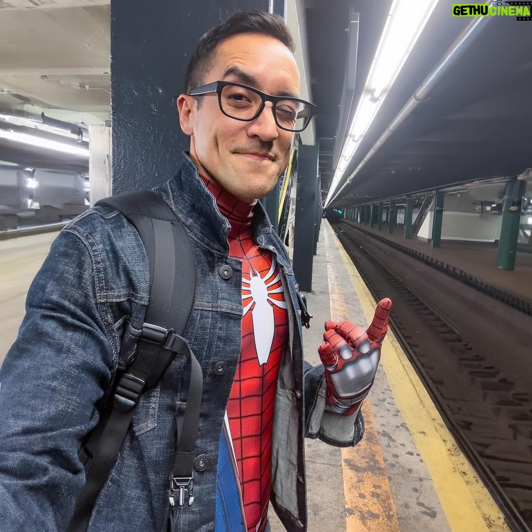 Keahu Kahuanui Instagram - Webshooters ran out. Had to catch the subway back home again. New York, New York