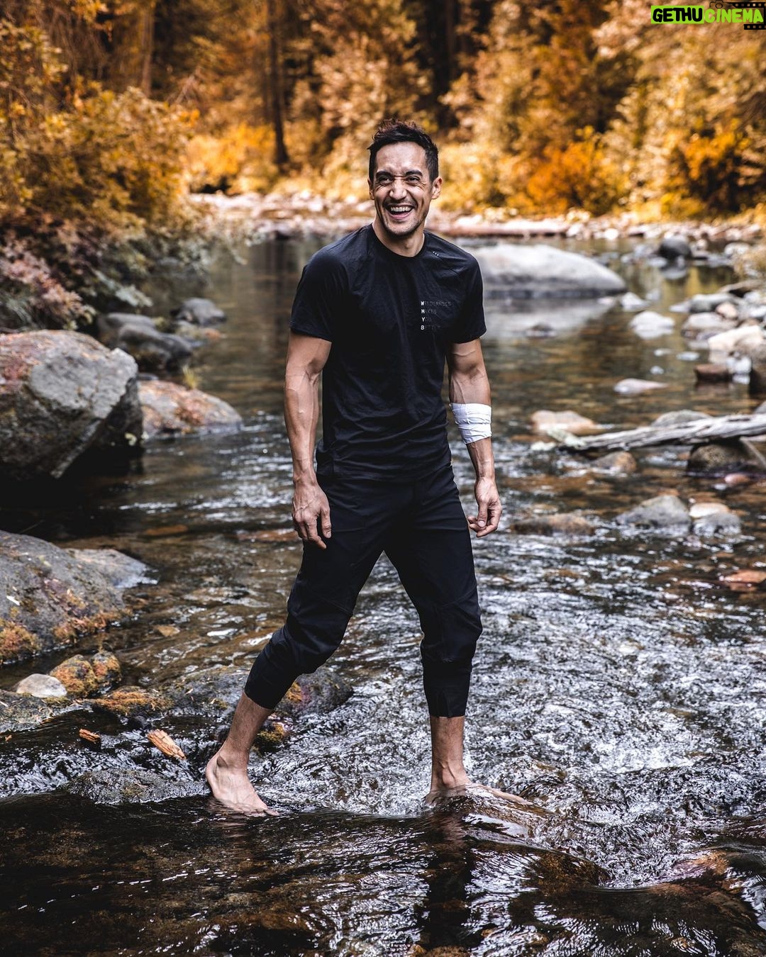 Keahu Kahuanui - 9.7K Likes - What’s the longest you’ve gone WITHOUT your phone? (On purpose) 🍁🍂 •
About a month ago, I spent 3 blissfully disconnected days dirt biking thru muddy roads, sleeping in tents, and sharing nature with a group equally as passionate about getting back to the basic roots of communing without all the distractions, noise and to-do lists of our daily lives.
Even though it’s practically antithetical to the images we often have of the future; personal flying vehicles, high rise abodes of unending glass superstructures, a robotic population of smart assistants and completely unhindered communication tech connecting us around the world and solar system... it’s moments like this, places like this that are what we should be working hard towards preserving.
Thank you to @wilderness and @lululemonmen for making the trip possible and @adeibold for wrangling. And @dylanefron for the shot. More to come.
•
Three days for me. Sadly.