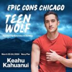 Keahu Kahuanui Instagram - …especially if it means you’re coming to Chicago March 22-24 for @epiccons this year to hang out with me and a whole lot of other faces you might know from Teen Wolf, Arrow, Vampire Diaries, Roswell… to name a few. Get tickets at epiccons.com 🐺 Chicago Navy Pier