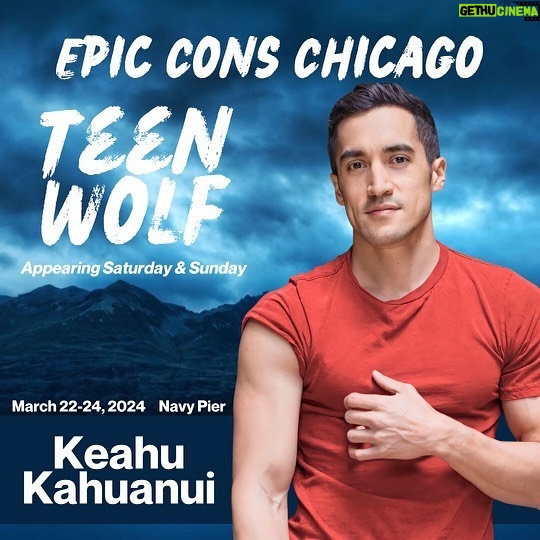 Keahu Kahuanui - 2.4K Likes - …especially if it means you’re coming to Chicago March 22-24 for @epiccons this year to hang out with me and a whole lot of other faces you might know from Teen Wolf, Arrow, Vampire Diaries, Roswell… to name a few.
Get tickets at epiccons.com
🐺
