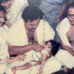 Keerthy Suresh Instagram – I badly wanted to recreate these pictures but guess my dad didn’t feel the same way about carrying me now. 🤷‍♀️

Happy Father’s Day Achaaaa ❤️