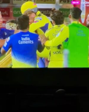Keerthy Suresh Instagram - What a nail biting match!!!! Jadduu just ended it with style!!! 😍

Congratulations @chennaiipl, it’s been an exciting night!!! 💛💛

#IPLFinal2023 #CSKvsGT @ravindra.jadeja
