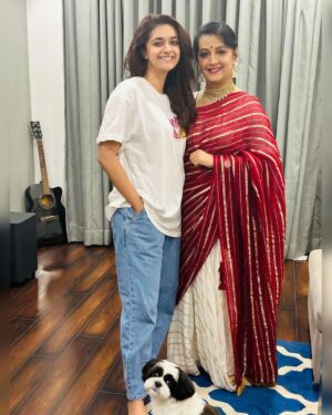 Keerthy Suresh Instagram - தாய் இல்லாமல் நான் இல்லை ❤️

#HappyMothersDay