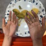 Keerthy Suresh Instagram - Binging on panduri mangoes before the season gets over! 🥭🤤 #MangoLove #SummerSeason