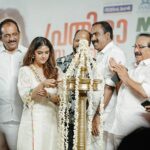 Keerthy Suresh Instagram - "Alive" is an ambitious project brought to life by MLA Anwar Sadath which focuses on uplifting the standard of education for students in Aluva, Kerala. As an initiative of this project, the 10th and 12th grade students across all syllabuses, who had secured A+/A1 in their exams, were felicitated. The rank holders of various undergraduate and post-graduate programs and schools who had secured cent percent pass were also honoured. I am proud and grateful to have been a part of this prestigious event. Interacting with the wonderful students who came and assured me that the world will witness many more wonders from the coming generations! I wish all the torch bearers of this illustrious project the very best