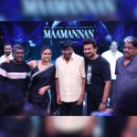 Keerthy Suresh Instagram - An amazing night with some amazing people! 🖤 Can’t wait for the release! #MAAMANNAN #AudioLaunch #Candids