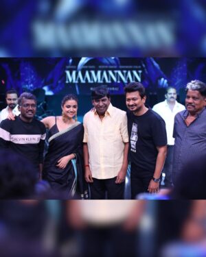 Keerthy Suresh Instagram - An amazing night with some amazing people! 🖤

Can’t wait for the release! 

#MAAMANNAN #AudioLaunch #Candids
