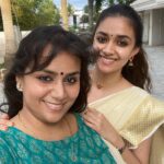 Keerthy Suresh Instagram - Sending you lots of love, hugs, and warm wishes on your birthday through these cute memories from my gallery, akkaveyy! May your year be as special as never before! 🤗❤️
