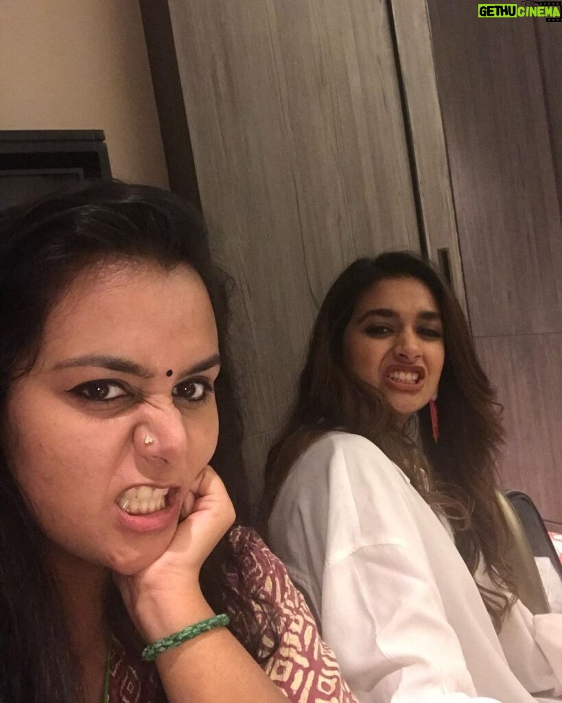 Keerthy Suresh Instagram - Sending you lots of love, hugs, and warm wishes on your birthday through these cute memories from my gallery, akkaveyy! May your year be as special as never before! 🤗❤️