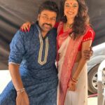 Keerthy Suresh Instagram – Chiranjeeeviiii sirrr!!! Wishing you a very very Happy Birthday and a wonderful, happyyy and a healthy year ahead! So glad to have worked with you and most of all knowing you as a person! 🤗🤗❤️