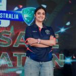 Keerthy Suresh Instagram - It was an utmost pleasure to have met these talented and energetic individuals, the future of Women’s Cricket ❤️ Got to chat with Minnu Mani, one of Kerala’s pride 🤗 Happy to have inaugurated the ticket sales for the upcoming India vs Australia T-20I and extremely Honoured to be associated as the Goodwill ambassador for the Kerala Cricket Association 🏏 #womencricket #keralacricketassociation