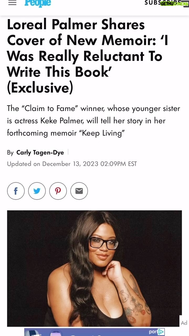 Keke Palmer Instagram - I want you guys that love a good book to take a look, my sister has a story to tell. Just at 14 she left her freshman year of high school because our parents moved us to California for my career. Then, she went back and lived with my grandma for a year with my twin siblings while we got my career off the ground. This is HER part of the story and what SHE sacrificed for our family to have a better life coming out of Robbins Illinois. Huge congrats are in order for my sister @lorealchanelll and her getting to tell her story out loud!!! You are such a rock in our family and I don’t know where I’d be without you. I appreciate everything you sacrificed for me and our family and I’m so happy that you are able to look at your life in this way at still such a young age and grab on to joy and healing. You are so brave and so smart! It’s because of you I could do Akeelah haha remember all them spelling bees we would do? And how at 4 and 5 you would have me close my eyes and spell Walgreen from memory hahahaha. I love you. Proud of you. “Luri luri coming down the hallway.”