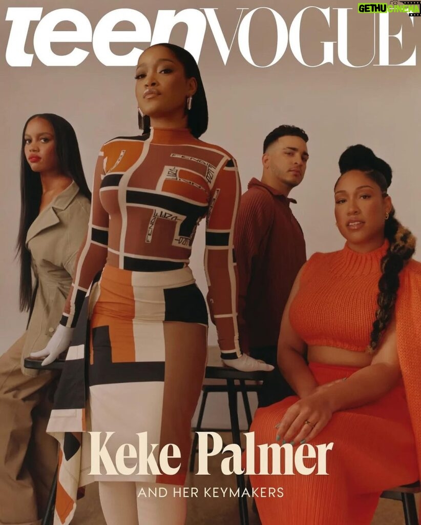 Keke Palmer Instagram - ALL OF US being on the cover IS THE POINT of @KeyTVNetwork Wow!! Just past a year for @keytvnetwork. I remember calling @noraradd and pitching her the idea of this network, this business venture and she was immediately on board. I’d met @definitelynotchelsea through @r29unbothered and was so marveled at her work, I knew she would be a brilliant addition to what we are trying to achieve. I’ve know @youknowjefe since I was a teenager and his skills as a publicist and a connector have always been at the highest level. Together we became the first KEYmakers of @keytvnetwork. We all know there are so many opportunities out there with brands, but not always is it possible to reach them. Even when your content is amazing! This network, my team, the business of KeyTv is built on the back of us leveraging our voices. Leveraging our own culture and creating a space that makes it easier for us to collaborate with one another. Thank you @teenvogue for the acknowledgement!