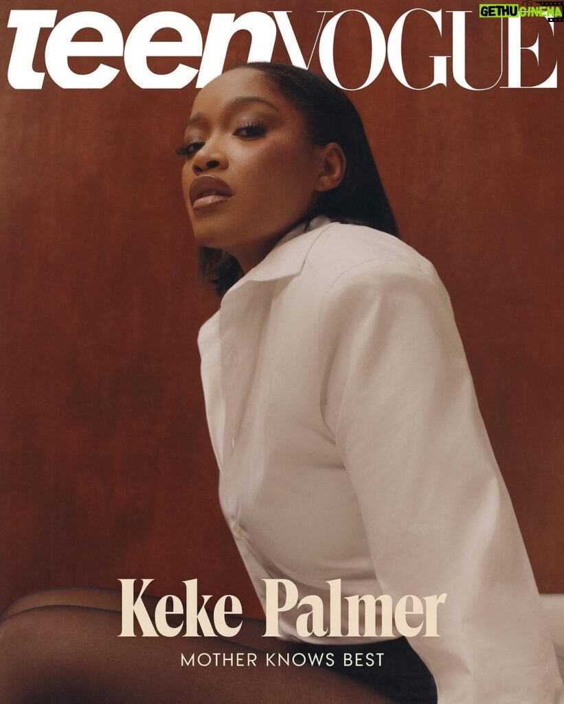 Keke Palmer Instagram - Say hello to Teen Vogue’s first cover star of 2024: Keke Palmer (@keke) 🔥 Over the course of last year, she added “CEO” to her title, became a mom, embraced her postpartum curves, released her most vulnerable project to date, turned 30, and shared more of her romantic life with the public than she ever had before. Though Palmer has been in the spotlight for the majority of her life, in 2023 she endured a never-ending inspection by flashlight. The public had been let in, and refused to leave. While her hardships could never overshadow all that she’s built, it did, however, threaten to cast a shadow over her spirit. “I think life is bittersweet in that way,” she says. “How I feel about life is that you go through so many different things and it always ends up somewhere beautiful. Sometimes we don’t get what we want. But it all will make sense if you give it a chance.” Read her full cover story at the link in bio. 📸: @anndyjackson ✍️: @kaitmcnab Digitech: @emiliefong Photo Retouching: Alberto Maro Sr. Fashion Editor & Stylist: @tchesmeni Tailor: @tomibruhh Hair: @theassassin Manicurist: @sreyninpeng using Apres Makeup: @basedkenken using Revlon Producer: @anesia123 at @hstlproductions Location: @mountainhousela