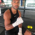 Kell Brook Instagram - Another session banked out here in @fuertegymfitness . Picking up the pace and keeping the tools sharp with @empire_protape 👌🏾 . . . #TrainingCamp #Boxing Caleta de Fuste
