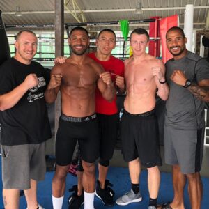 Kell Brook Instagram - Good 10 rounds in the bank today 👊🏾 .
.
.
#SpecialOne #KellBrook #33