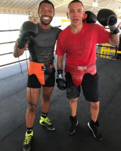 Kell Brook Instagram - Hands up if you know how to drop @amirkingkhan? 🤣 . . Thanks for the work @samuel13vargas 👌🏾🥊💥 . . #SpecialOne #TeamBrook Fuerteventura, Canarias, Spain