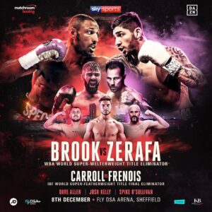 Kell Brook Instagram - Sheffield, We Back Babi! 🥊💥
8th December, for a night to remember!! .
.
.
#BrookZerafa #AllOfTheLights #Sheffield #SpecialOne