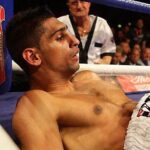 Kell Brook Instagram - “Please Mr Brook don’t rehydrate and hurt me “ ‬😢 . ‪This DIVA still thinks he’s a celebrity and in the Jungle rationing what I can eat?? 🤦🏾‍♂️ . . ‪@amirkingkhan I’ll weigh in at 147, and then eat whatever I like‬! 😎 . . ‪#Khanivore #TooShookForBrook