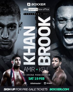 Kell Brook Instagram - It’s finally go time! Feb 19 in Manchester I get to close this chapter #KhanBrook @boxxer 

Sign up for tickets with the link in my bio 🎟

#KhanBrook | Feb 19 | AO Arena Manchester | @skysportsboxing Box Office