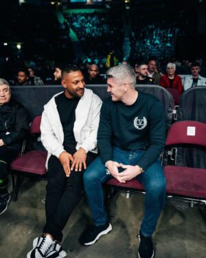 Kell Brook Instagram - @liambeefysmith x @specialkellbrook 🤝 career-defining wins at The AO Arena 🏟️🔥

Would you like to see these two fight in the future?

#BOXXERManchester | Now | @skysportsboxing