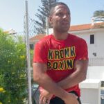 Kell Brook Instagram - 💦💰Sweating Money & Kronk Drippin’ @kronkclothing💧with another killer of a T shirt👌🏾 . . . #Sweat #Work #Boxing