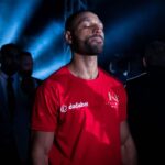 Kell Brook Instagram - A moment to reflect before dancing under ‘All Of The Lights’ 💯 #Sheffield #Boxing #2020Vision Utilita Arena Sheffield