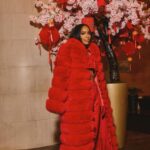 Kelly Rowland Instagram - Faux Fur♥️not faux Love!!!! Day 3 #meaculpa
