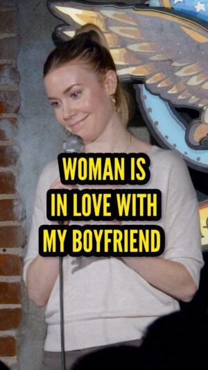 Kelsey Cook Instagram - The problem with dating your favorite comedian is that he’s a lot of other people’s favorite too 🤨😂 #standupcomedy #comedy #reels #dating #relationships