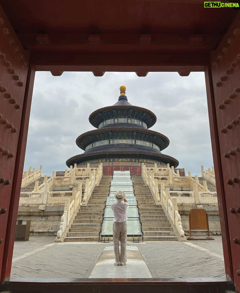 Ken Lertsittichai Instagram - 🇨🇳天坛公园 ⛩️ #beijing #tiantan Temple Of Heaven, Beijing, China
