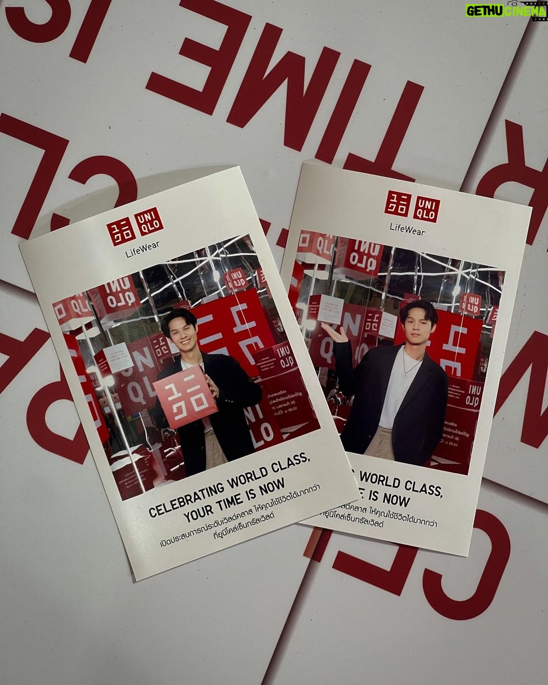 Ken Lertsittichai Instagram - 28 ก.ย. 66 เป็นต้นไป ไปที่ UNIQLO CentralWorldกัน เค้าเปิดร้านใหม่ ชาวมินิมอลห้ามพลาดกับไอเทมเด็ดๆ และ คอลเลคชั่นพิเศษ!!แบบจัดเต็มจากยูนิโคล่ #CelebratingWorldClassYourTimeIsNow #UniqloCentralWorld Uniqlo Central World