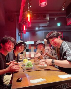 Kenjiro Tsuda Instagram - #ツダ氷
#なんで浪川君いるの？
#津田健次郎 #浪川大輔 #杉田智和 #岡本信彦