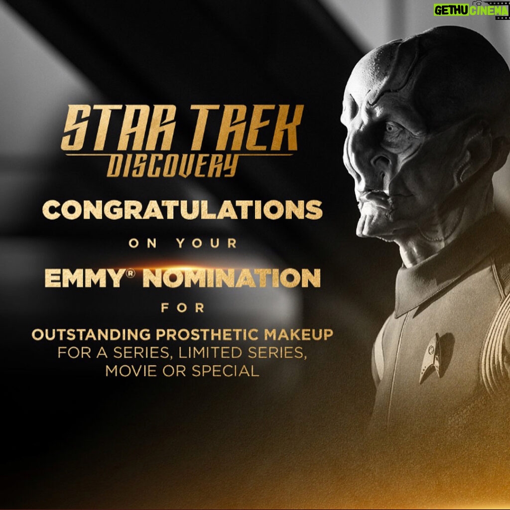 Kenneth Mitchell Instagram - Congrats to the #StarTrekDiscovery team on their nominations! PROUD! 🖖🏽 #Emmys #SFX #SoundEditing #LLAP #boldlygo #startrek #StarTrekFYC #congratulations @startrek @televisionacad #repost