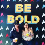 Kenneth Mitchell Instagram - BE BOLD | BE OLD >>> A little recent Klingon #StarTrek adventure with KOL & LRELL to the new #StarTrekDiscovery mural @alfred coffee in SilverLake 🖖🏽 My daughter ended up stealing the show. 💙 #StarTrekFYC #StarTrekFamily #LLAP #FYC #StarTrekDiscoveryFYC Alfred Coffee Silverlake