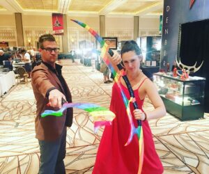 Kenneth Mitchell Instagram - The Mirror Universe {scroll} The best of times at #STLV this weekend. Thank you @creationent  @startrek & @startrekcbs for hosting a magical event, highlighted by Picard’s return, the infectious fans and the gracious Star Trek family. LOVE THESE PEEPS. Oh... the first KOL COSPLAY.... SAY WHAT!?!? 💙 #StarTrek #StarTrekDiscovery & beyond. (Mirror Mirror photo credit by Odo, entitled ‘Deep Space Disco’)