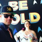 Kenneth Mitchell Instagram - BE BOLD | BE OLD >>> A little recent Klingon #StarTrek adventure with KOL & LRELL to the new #StarTrekDiscovery mural @alfred coffee in SilverLake 🖖🏽 My daughter ended up stealing the show. 💙 #StarTrekFYC #StarTrekFamily #LLAP #FYC #StarTrekDiscoveryFYC Alfred Coffee Silverlake