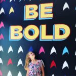 Kenneth Mitchell Instagram - BE BOLD | BE OLD >>> A little recent Klingon #StarTrek adventure with KOL & LRELL to the new #StarTrekDiscovery mural @alfred coffee in SilverLake 🖖🏽 My daughter ended up stealing the show. 💙 #StarTrekFYC #StarTrekFamily #LLAP #FYC #StarTrekDiscoveryFYC Alfred Coffee Silverlake
