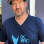 Kenneth Mitchell Instagram - BE KIND. “Unexpected kindness is the most powerful, least costly and most underrated agent of human change.” -Bob Kerrey “There's nothing in our lives that says we're supposed to be here forever. So while we are here be good, BE KIND, fight for justice, true equality and remember that you have the power to make a difference” NEW DESIGN. I had the privilege of collaborating with @itschasemasterson & @punkarmynet from my #startrek family to help support the charity @superheroirl which focuses on anti-bullying for youth. Please check out the link in my bio and consider purchasing one of these limited edition sparklyblue on blue shirts to help support this cause. #BeKind 💙