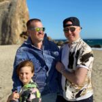 Kenneth Mitchell Instagram - my Boys, my support, my serenity.💎 #stillstanding Point Dume