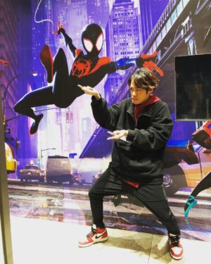 Kensho Ono Instagram - 「スパイダーマン:スパイダーバース」の取材を受けてきました🕷
#小野賢章 #spiderverse