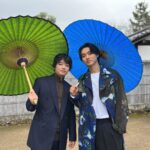 Kento Yamazaki Instagram - 『陰陽師0』キックオフイベントin京都仁和寺 日本の呪術は、ここから始まる。 #PR #陰陽師0 #安倍晴明 #源博雅 #染谷将太 #奈緒 #佐藤嗣麻子監督
