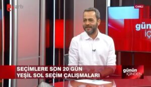 Kerem Fırtına Instagram - Artı Tv’de @oencueonur ile seçim sürecine dair konuştuk. @yesilsol 🍀✌️