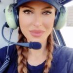 Kerri Kasem Instagram - Find something that makes you happy that truly excites you every single time you do it! It could be the smallest thing or something that feels impossible but you are waiting for some reason. Life doesn’t wait for you so… DO IT! I would love to hear what makes you happy or what you’re gonna do that you’ve always wanted to but have never done before. Flying has been one of the most incredible adventures of my life! One of the hardest things I’ve ever done but the more challenge the more reward. You can see my awesome instructor @armando.eh7 pointing to where I need to set the helicopter down, I could not have done that three months ago. Just three months and my world has completely changed!!! #Helicopter #R22 #pilotlife #Flying #helicopters #Happiness
